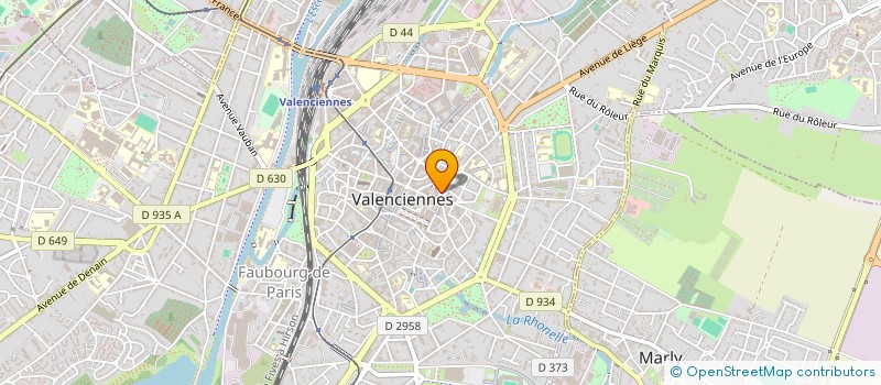 localisation de l'entreprise ORNAL FRANCE à VALENCIENNES
