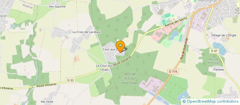 localisation de l'entreprise ORNANDIS à HERBIGNAC