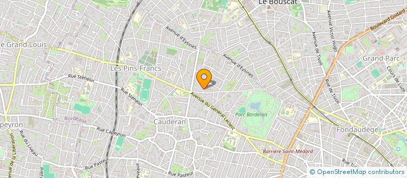 localisation de l'entreprise ORNANO 5  BORDEAUX