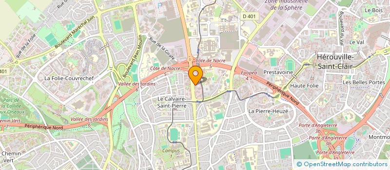 localisation de l'entreprise ORNANO IMMO à CAEN