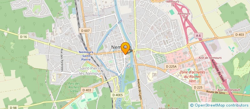 localisation de l'entreprise ORNATA à NEMOURS