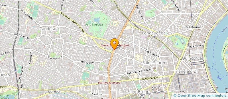 localisation de l'entreprise ORNATE  BORDEAUX