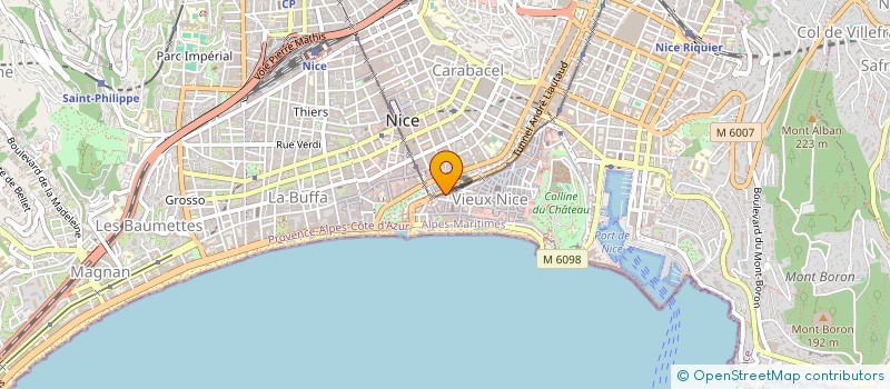 localisation de l'entreprise ORNATO  NICE