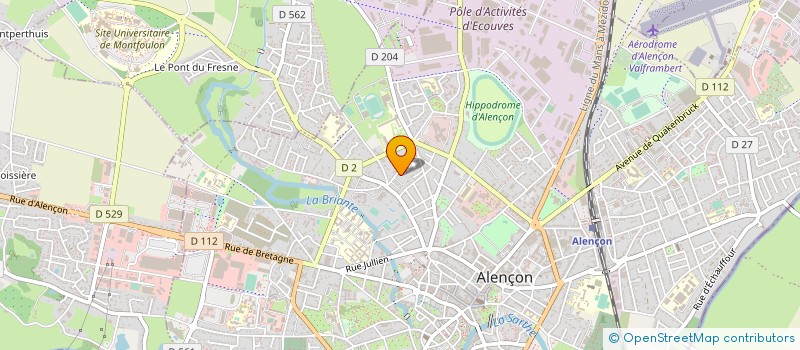 localisation de l'entreprise ORNE ATLANTIQUE à ALENCON