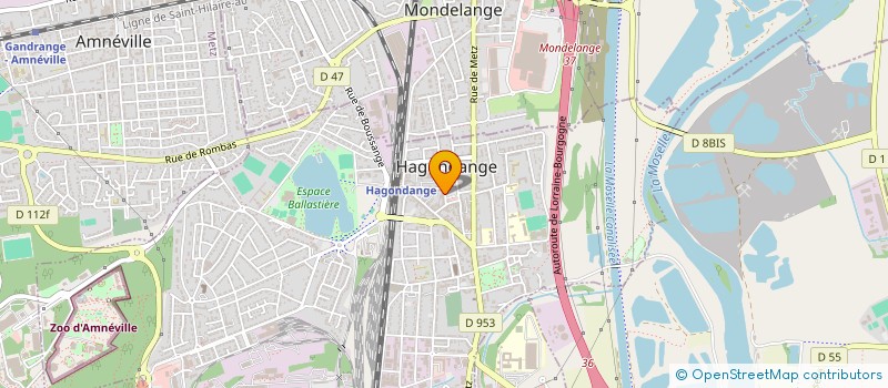 localisation de l'entreprise ORNE BUREAU SUCCESSION à HAGONDANGE