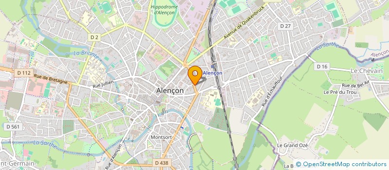 localisation de l'entreprise ORNE ENCHERES à ALENCON