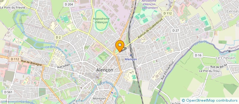 localisation de l'entreprise ORNE EVASION à ALENCON