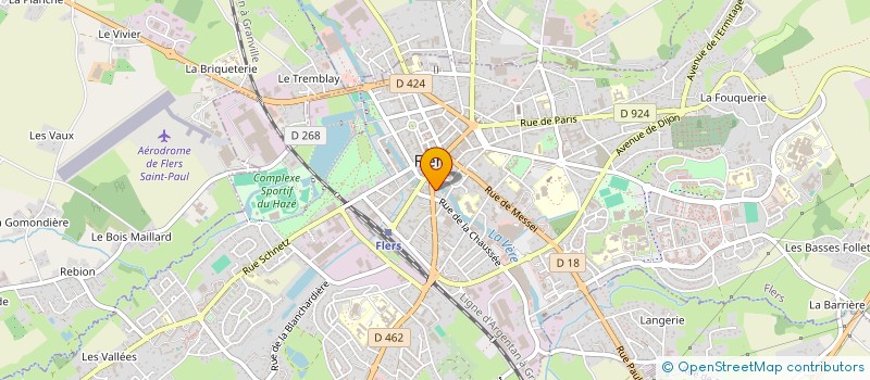 localisation de l'entreprise ORNE EXPERTISE SARL à FLERS