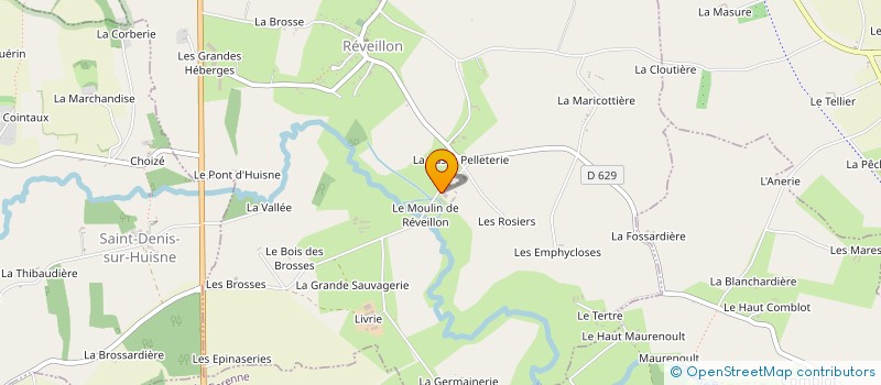 localisation de l'entreprise ORNE TRANSPORTS à REVEILLON
