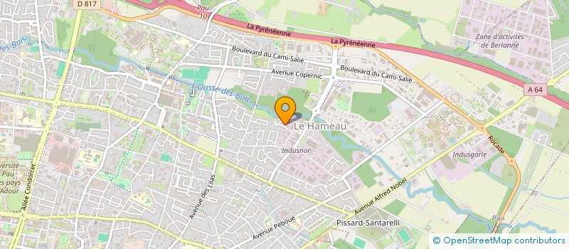 localisation de l'entreprise ORNEC64  PAU