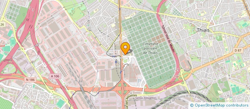 localisation de l'entreprise ORNEK  THIAIS