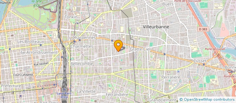 localisation de l'entreprise ORNELLA GALLAND IMMO  VILLEURBANNE