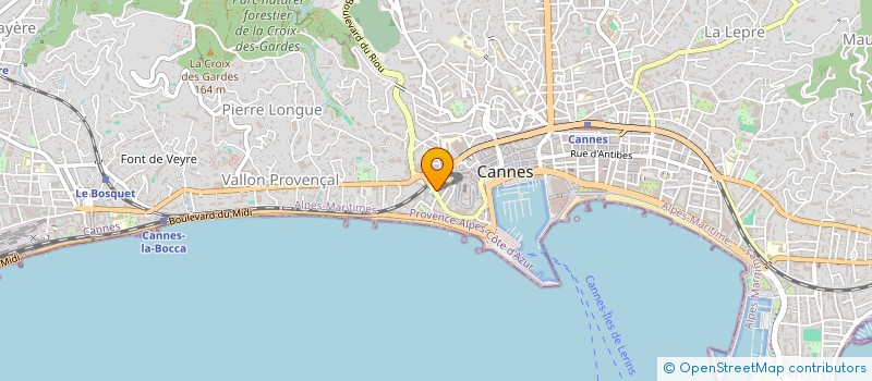 localisation de l'entreprise ORNELLA ONGARO - GO! à CANNES