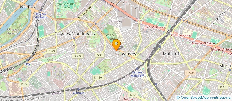 localisation de l'entreprise ORNELLYA  VANVES