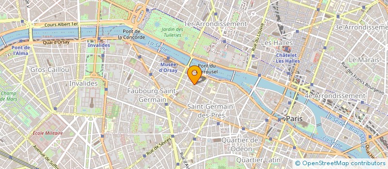 localisation de l'entreprise ORNEMANIE à PARIS