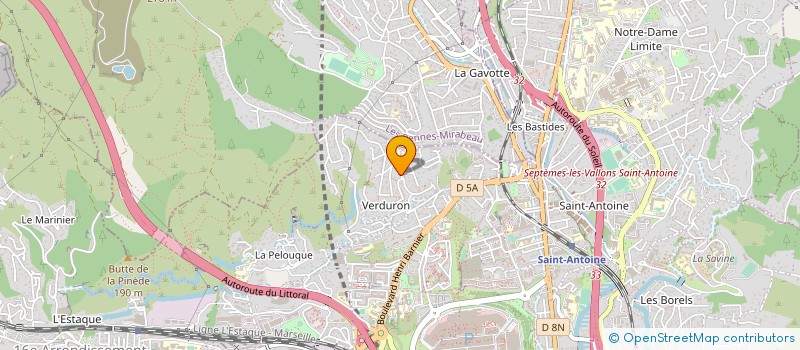 localisation de l'entreprise ORNEMENT ET ENVIRONNEMENT à MARSEILLE