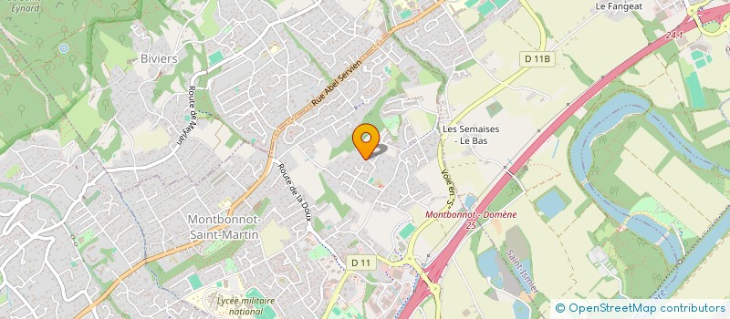 localisation de l'entreprise ORNETMAT  MONTBONNOT-SAINT-MARTIN