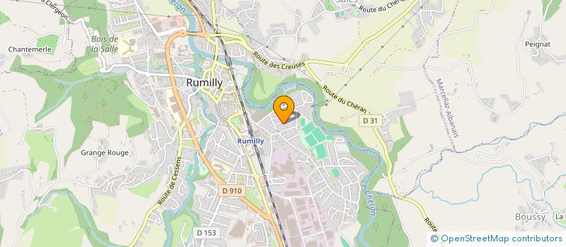 localisation de l'entreprise ORNIBUS  RUMILLY