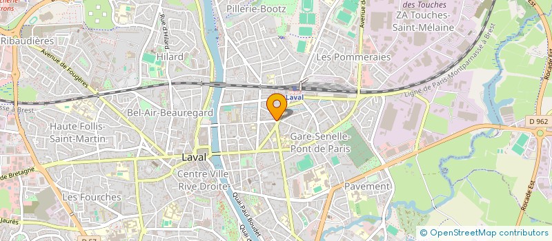localisation de l'entreprise ORNICARE à LAVAL