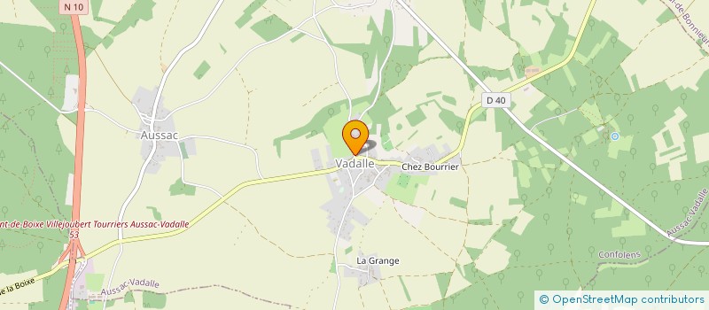 localisation de l'entreprise ORNIKAR à AUSSAC-VADALLE