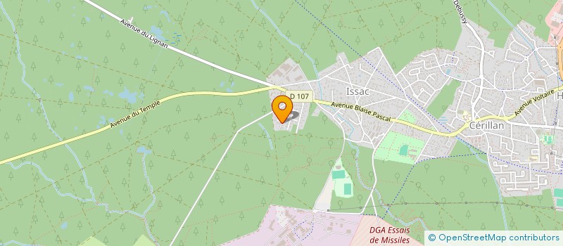 localisation de l'entreprise ORNIS  SAINT-AUBIN-DE-MEDOC