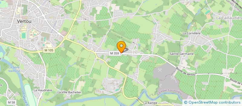 localisation de l'entreprise ORNITORINX - ASSOCIATION POUR LES ARTS ET CULTURES INTERSEXES  VERTOU