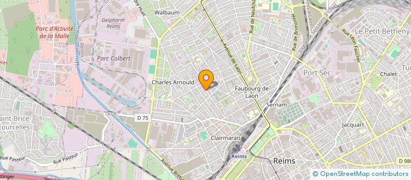 localisation de l'entreprise ORNIUM  REIMS