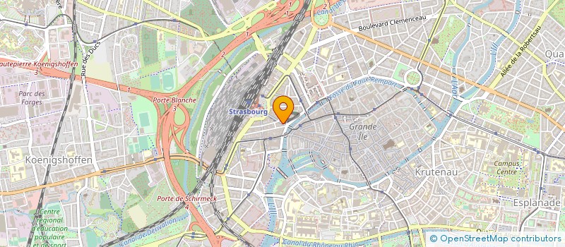 localisation de l'entreprise ORNORMEDIAS à STRASBOURG