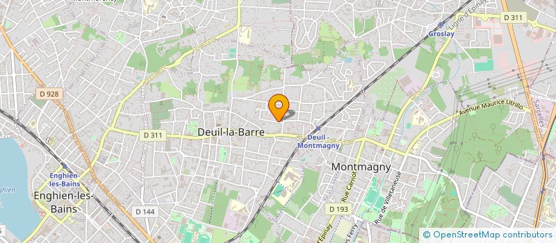 localisation de l'entreprise ORNOS  DEUIL-LA-BARRE