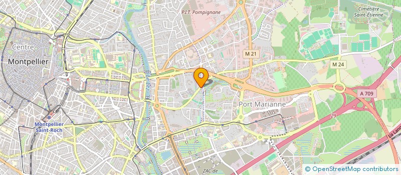 localisation de l'entreprise ORO CONCEPT à MONTPELLIER