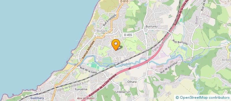 localisation de l'entreprise ORO CONSULTING à BIDART