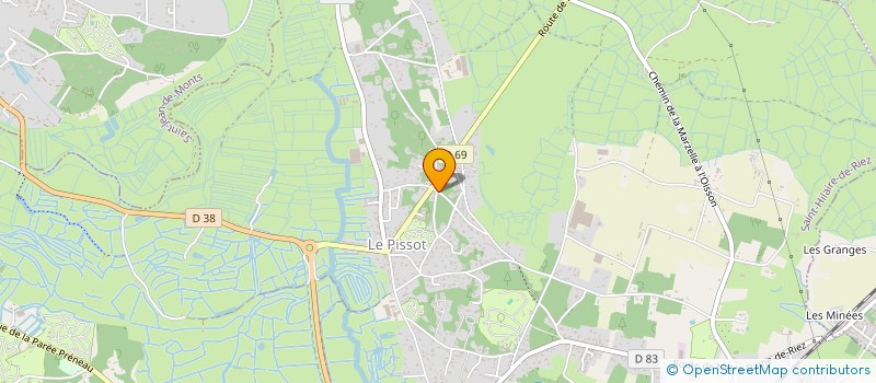 localisation de l'entreprise ORO Y NEGRO  SAINT-HILAIRE-DE-RIEZ