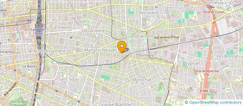 localisation de l'entreprise OROBORUS STUDIO  VILLEURBANNE