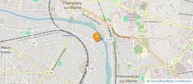 localisation de l'entreprise OROFA à SAINT-MAUR-DES-FOSSES