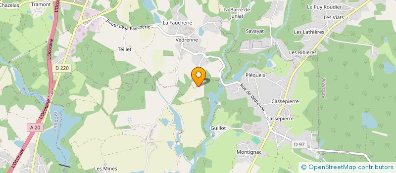 localisation de l'entreprise OROGAL  RILHAC-RANCON