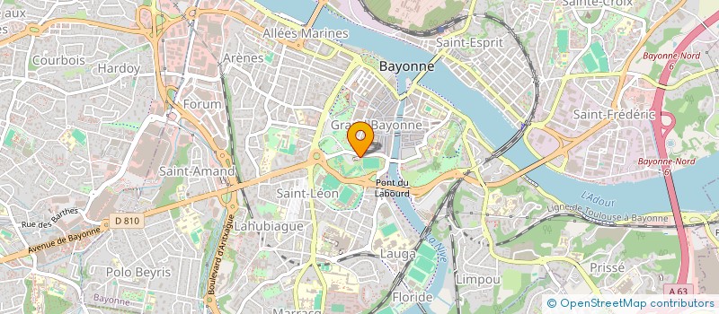 localisation de l'entreprise OROK BAT à BAYONNE