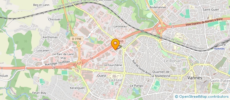 localisation de l'entreprise OROLANN à VANNES