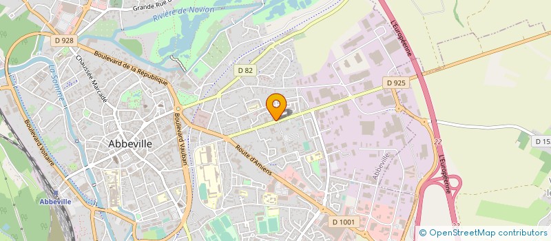 localisation de l'entreprise OROMANSA à ABBEVILLE