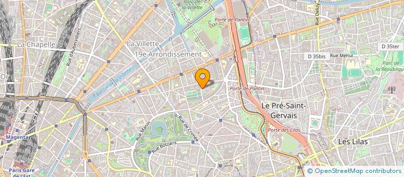 localisation de l'entreprise OROMI  PARIS