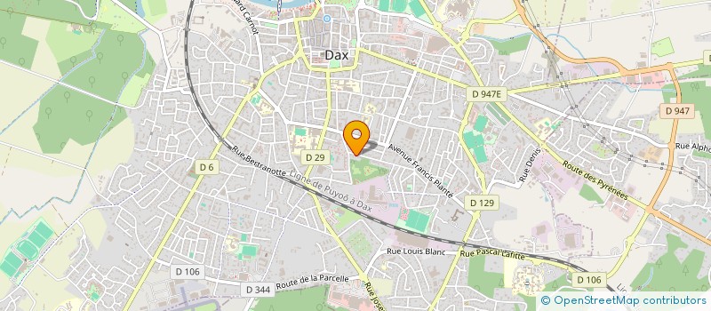 localisation de l'entreprise ORONOTZ  DAX