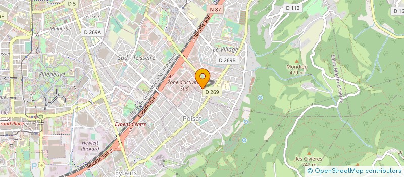 localisation de l'entreprise OROPACK  SAINT-MARTIN-D'HERES