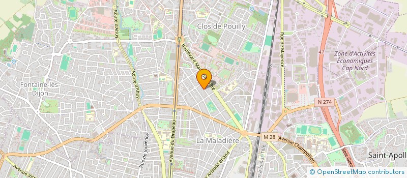 localisation de l'entreprise OROPARD à DIJON