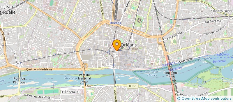 localisation de l'entreprise OROPTIC à ORLEANS