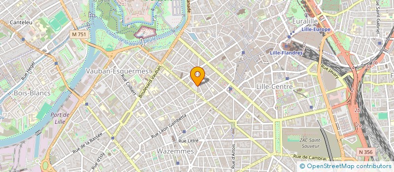 localisation de l'entreprise OROR  LILLE