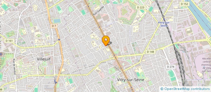 localisation de l'entreprise OROS à VITRY-SUR-SEINE