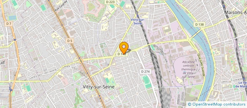localisation de l'entreprise OROSION à VITRY-SUR-SEINE