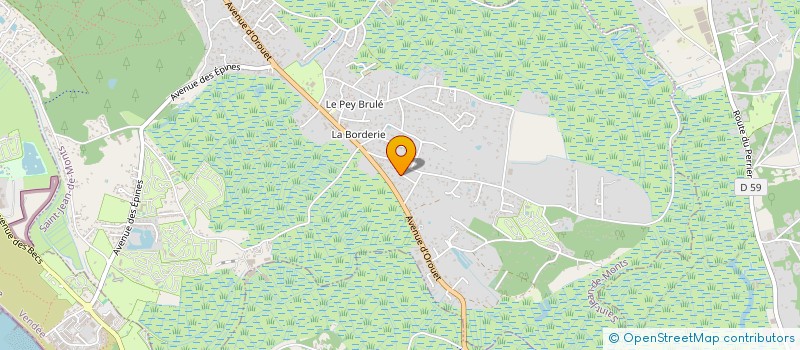 localisation de l'entreprise OROUET  SAINT-JEAN-DE-MONTS