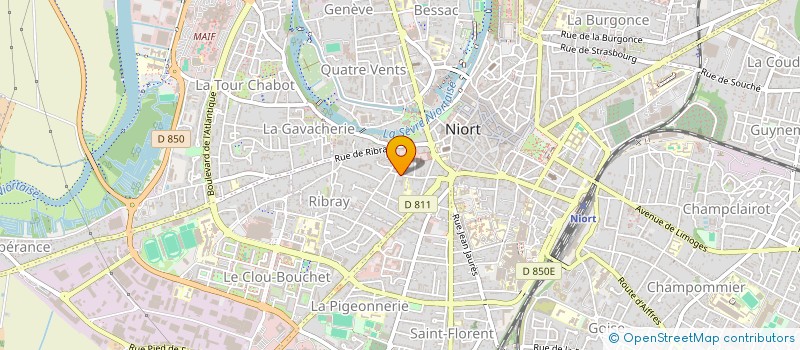 localisation de l'entreprise ORP CONSULTING  NIORT
