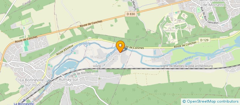 localisation de l'entreprise ORPADO  AULNAY-SUR-ITON