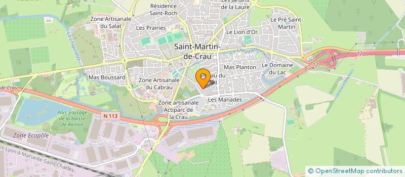 localisation de l'entreprise ORPC IMMO à SAINT-MARTIN-DE-CRAU